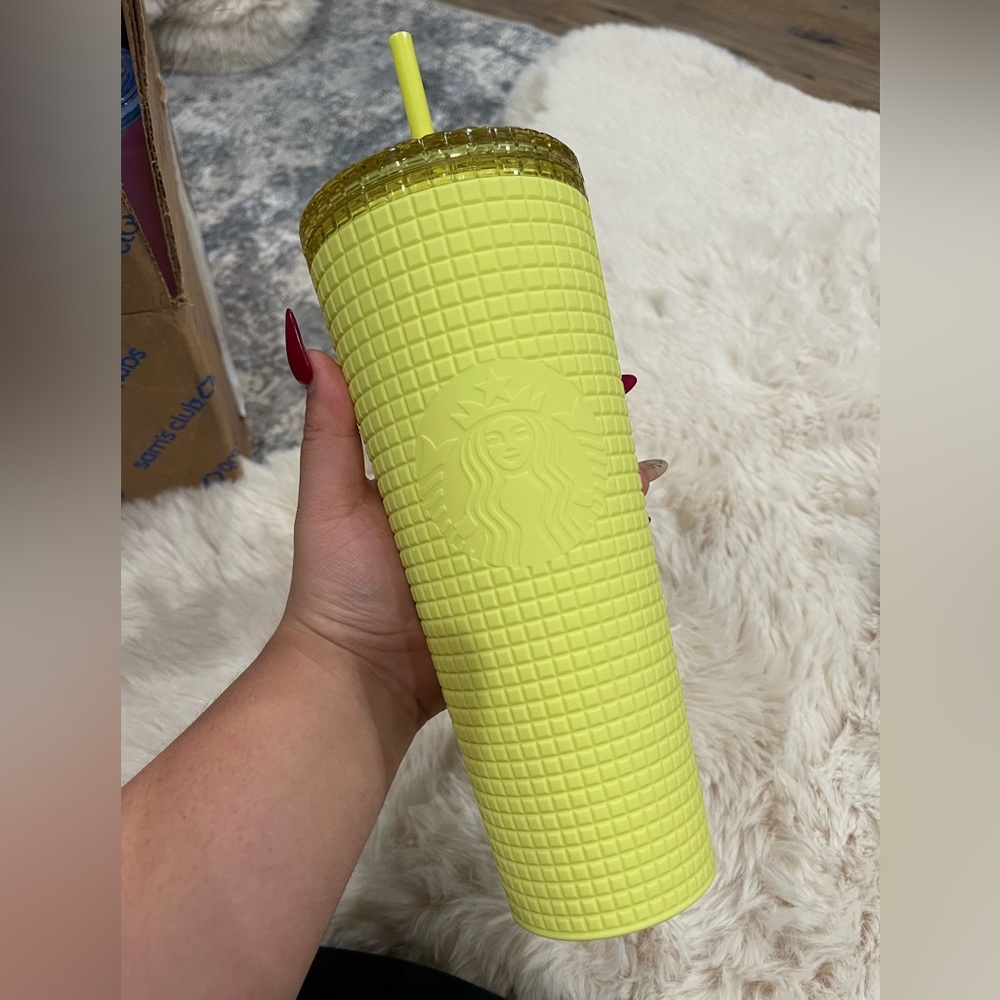 Yellow Starbucks Tumbler